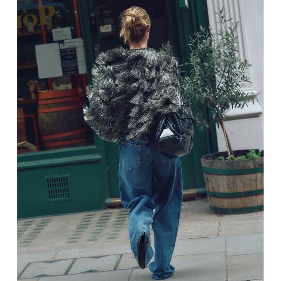 RARE!!! ZARA Fringed Jacket NWT - Picture 9 of 16